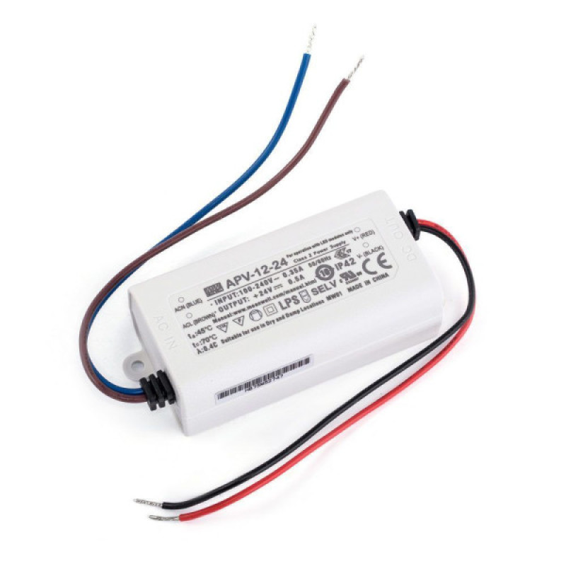Блок питания Mean Well 12W DC24V IP42 (APV-12-24)