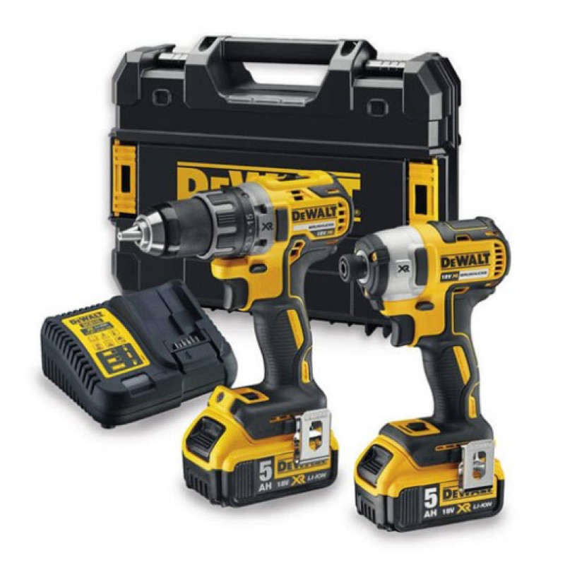 Набор из двух электроинструментов DeWALT DCK268P2T DCD791, DCF887 с ЗУ и 2 АКБ