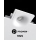 Точечный светильник Promin Soft VS5 GU10/GU5.3 1x10W IP20 Wh