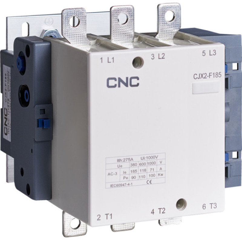 Электромагнитный контактор CNC CJX2-F-185 90кВт 220В 185А (Б00030461)