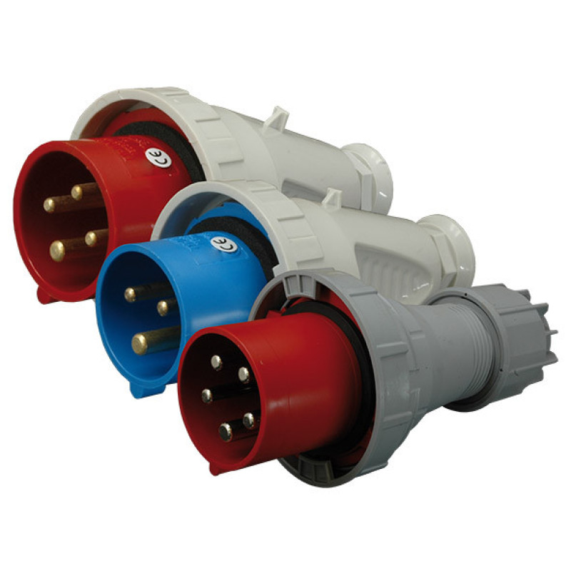 Кабельная силовая вилка ETI 004482024 EVH-1632 IP67 (16A 230V 2P+PE)