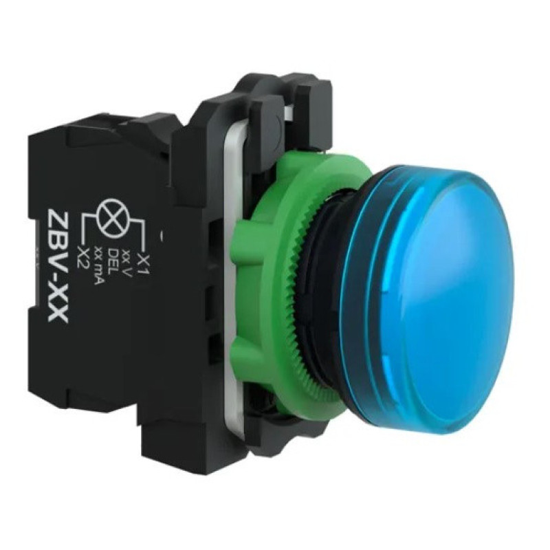 Сигнальная лампа Schneider Electric XB5AVM6 230В синяя