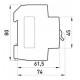 Модульный автоматический выключатель E.NEXT e.mcb.pro.60.2.C