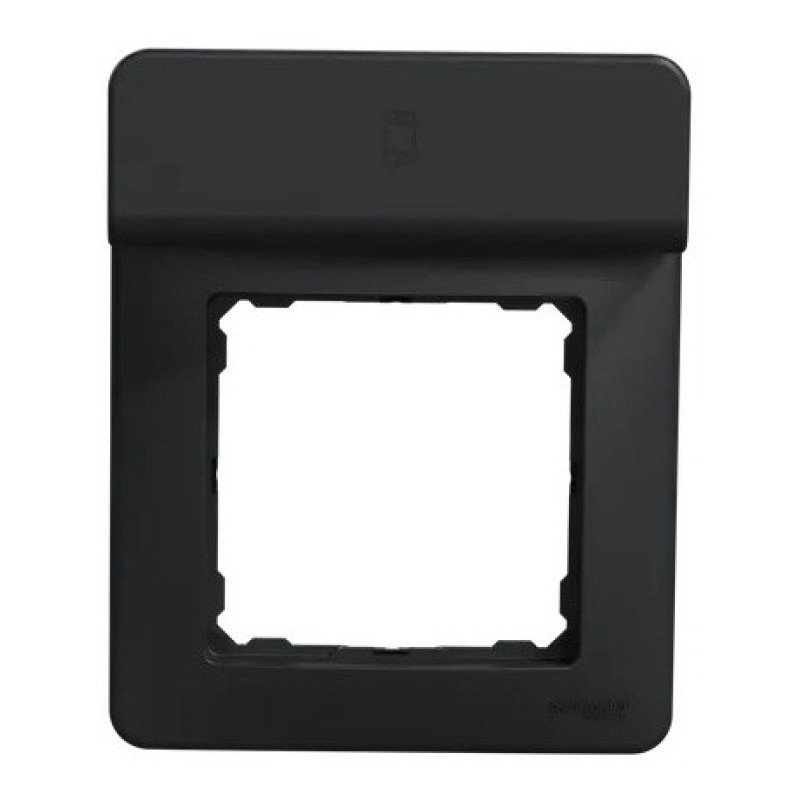 Рамка Schneider Electric Sedna Design с подставкой для мобильного черная SDD314809
