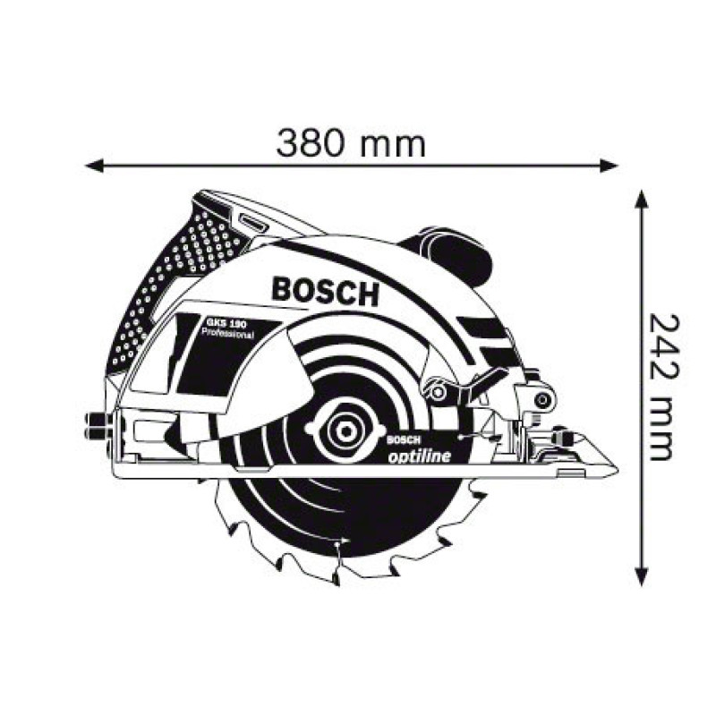 Ручная циркулярная пила Bosch GKS 190