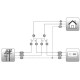 Переключатель сеть-генератор F&F PSA-263 I-0-II 63A