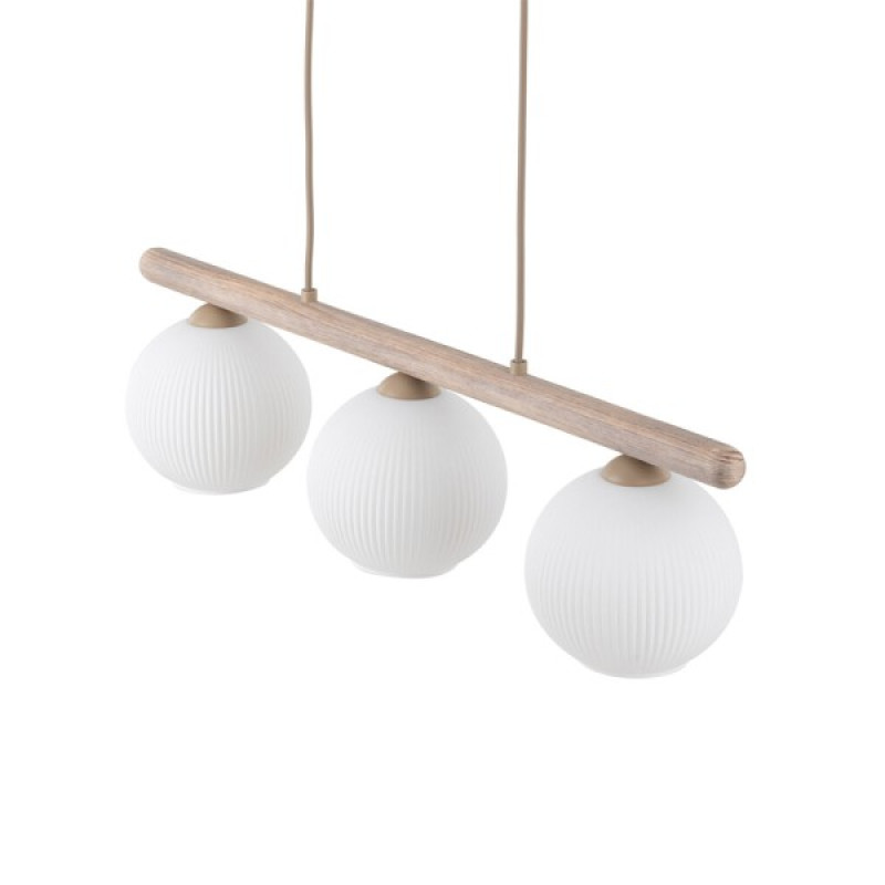 Підвісний світильник, люстра TK Lighting 11079 Virlo E14 3x10W IP20 бежевий