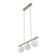 Підвісний світильник, люстра TK Lighting 11079 Virlo E14 3x10W IP20 бежевий