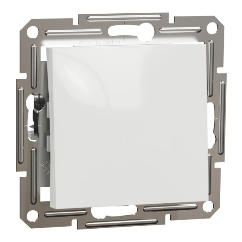 Выключатель кнопочный Schneider Electric Asfora без рамки белый (EPH0770121)