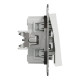 Выключатель кнопочный Schneider Electric Asfora без рамки белый (EPH0770121)