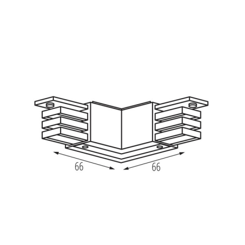 Угловой соединитель Kanlux 33242 Tear IP20 Wh