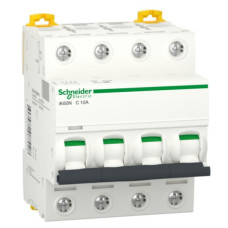 Автоматический выключатель Schneider Electric A9K24410 iK60 4P 10A C