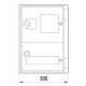 Шкаф под счетчик e.plbox.300.400.165.1f.15m.tr E.Next