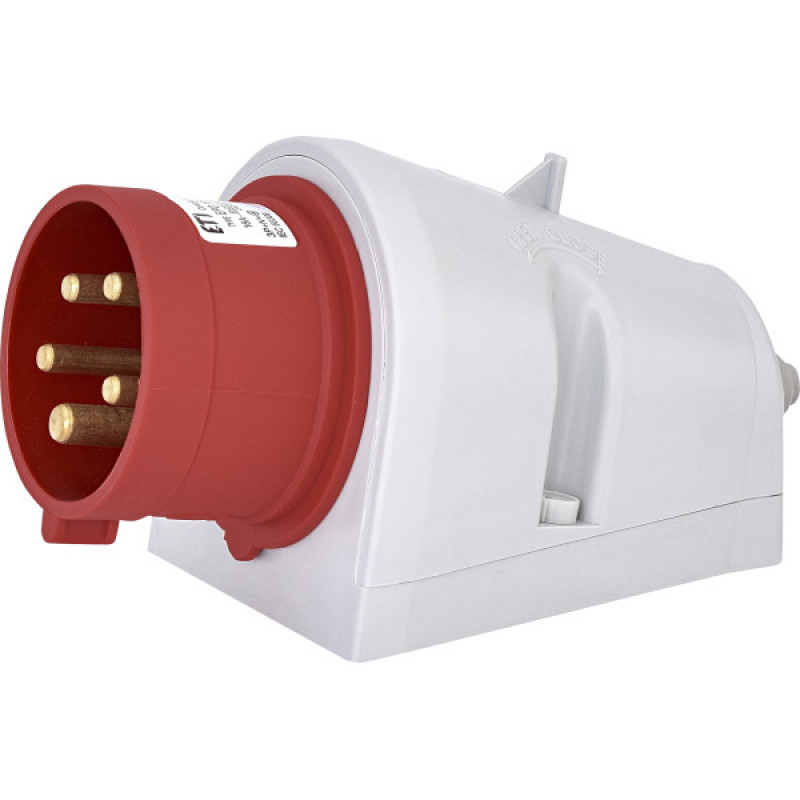 Настінна силова вилка з реверсом фаз ETI 004482064 EPO-1653 IP44 (16A 400V 3P+N+PE)