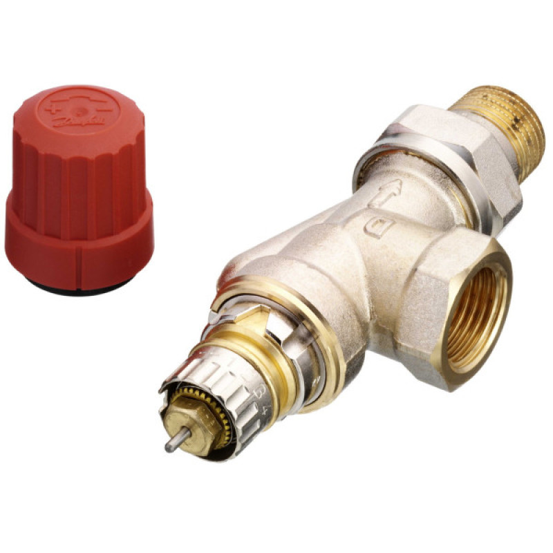 Осьовий термоклапан Danfoss 013G0153 RA-N 15 (вхід 1/2'' вихід 1/2'')
