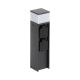 Вуличний світильник Kanlux 38769 Dasten G9 1x11W IP44 чорний (тип розетки F)