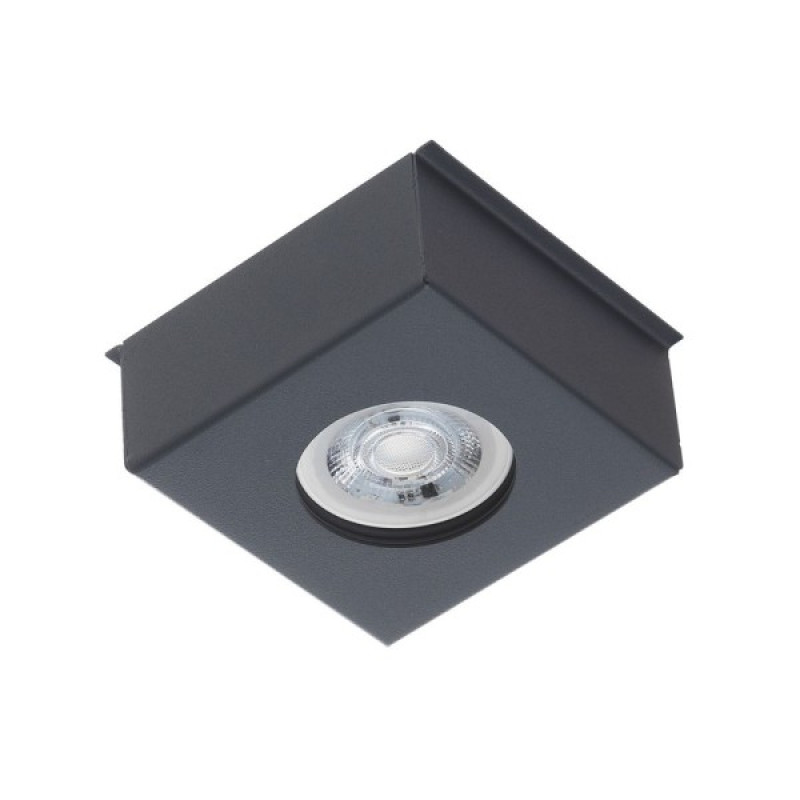 Точечный светильник для потолка Грильято Imperium Light 720110.68.68 Griliato GU10/GU5.3 1x50W IP20 Графитовый