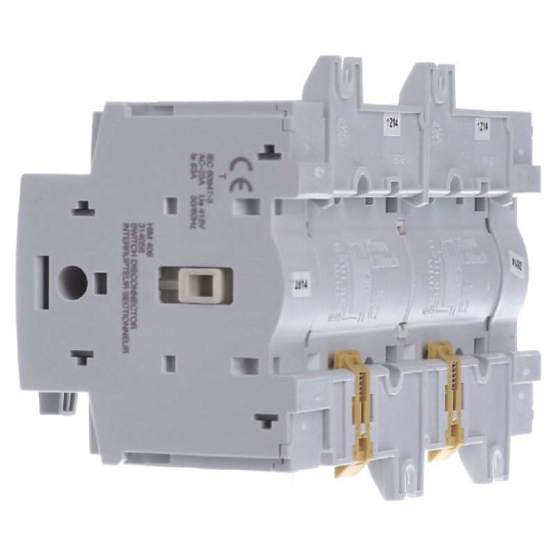 Перемикач Hager HIM406 I-0-II 63А 400/690В 4P 8м