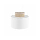 Подвесной светильник, люстра Tk Lighting 1856 Duo Juta E27 1x15W IP20 Белый
