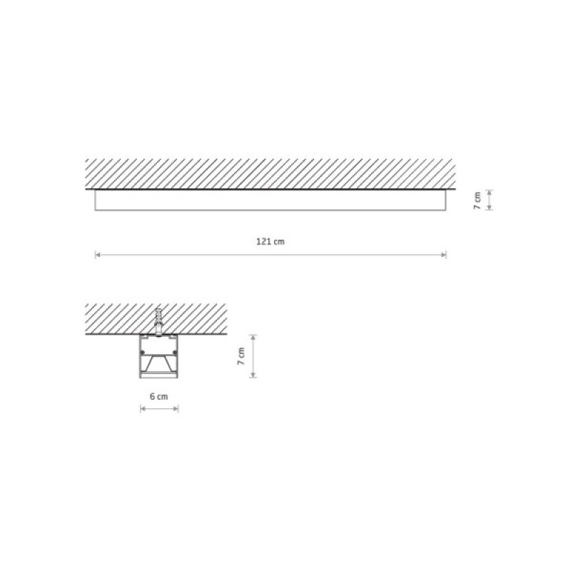 Потолочный светильник Nowodvorski 10210 CL Office Pro LED 1x31W 4000К 3610Lm IP20 черный