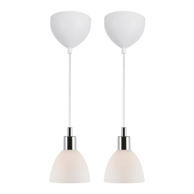 Підвісний світильник, люстра Nordlux 63233033 Ray E14 2x40W IP20 хром