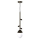 Подвесной светильник, люстра Pikart 35374-4 Burgeon 6 E14 1x60W IP20 коричневый