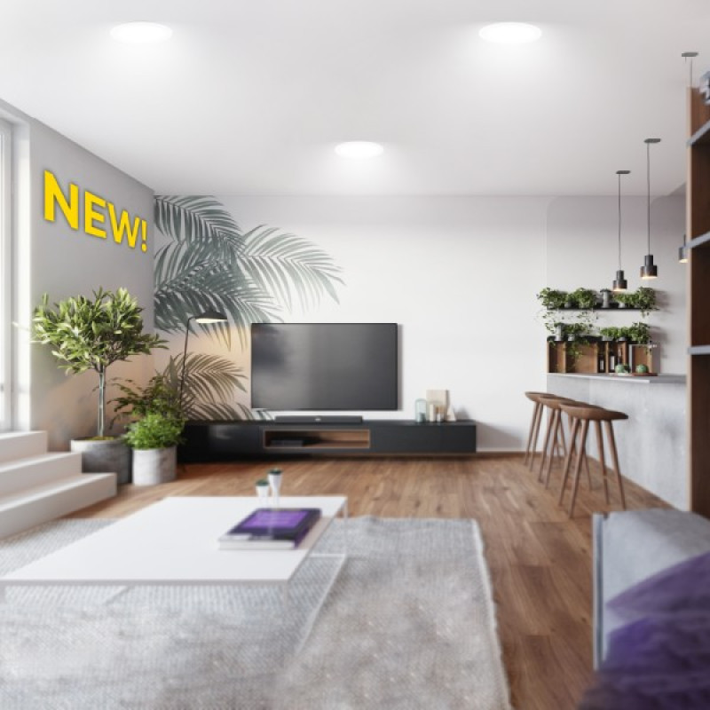 Світильник LED даунлайт Violux ALUMIN 9W 4200K круг IP20 ( 120160 )