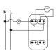 Одноклавишный выключатель Schneider Electric NU310654 (схема 1) 10А 1М (антрацит)