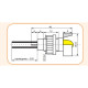 Сигнальная лампа ETI 004770808 LS 10 R 24 10мм 24V AC (красная)