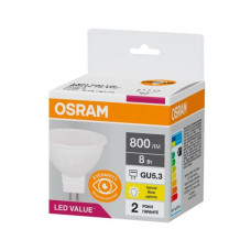 Светодиодная лампочка Osram 4058075689428 LED GU5.3 MR16 1x8W 3000K 800Lm IP20