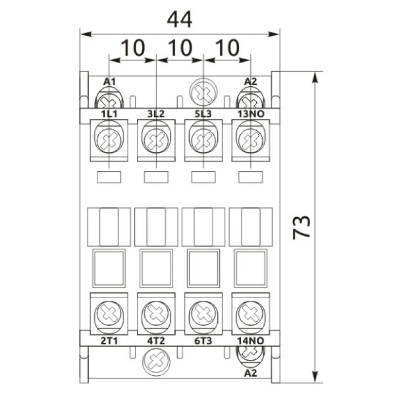 Магнитный пускатель Promfactor FC-1/12А 1NO AC230В (FC10012230)