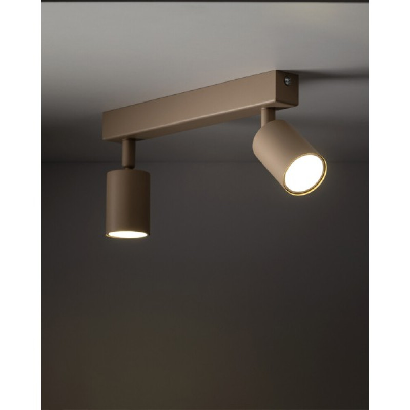 Светильник поворотный, спот TK Lighting 10628 Nex GU10 2x10W IP20 бежевый