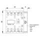 Миниатюрный контактор ETI 004641074 CEC 12.10-24V-50/60Hz (12A; 5.5kW; AC3)