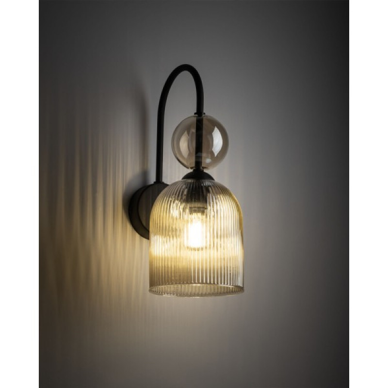 Бра, настенный светильник TK Lighting 11140 Sophia E14 1x10W IP20 янтарный