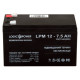 Акумулятор AGM LPM 12 – 7,5 AH