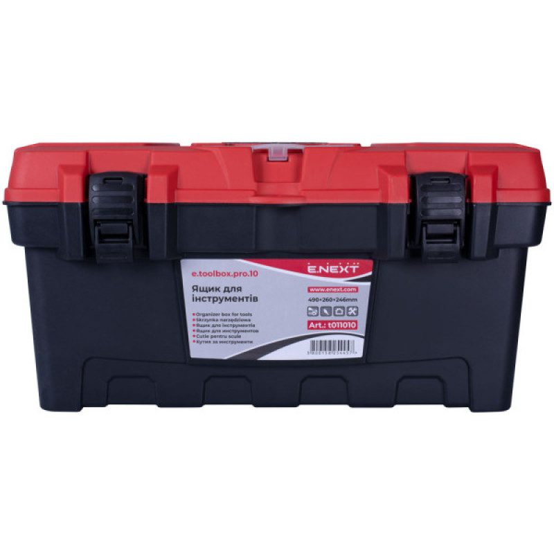 Ящик для инструментов E.Next e.toolbox.pro.10, 19" 490x260x246мм (t011010)