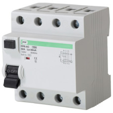 УЗО Promfactor FPR-AC 50А/0,03A 4P АС (FPR4050030AC)