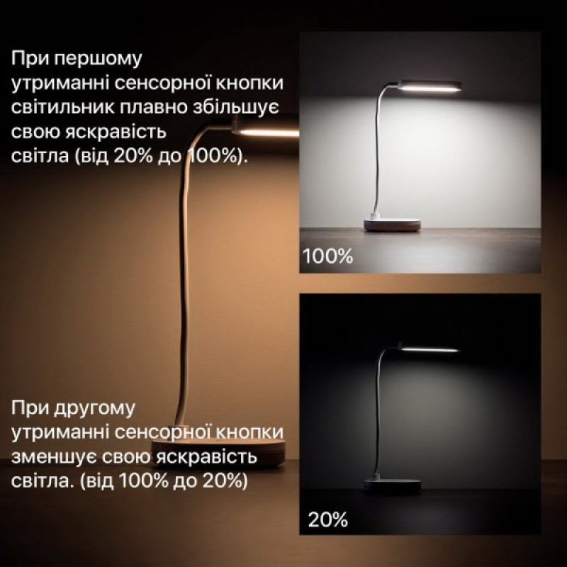 Настольная лампа с аккумулятором LED LINERA 5W 4200К голубая Violux ( 540703 )
