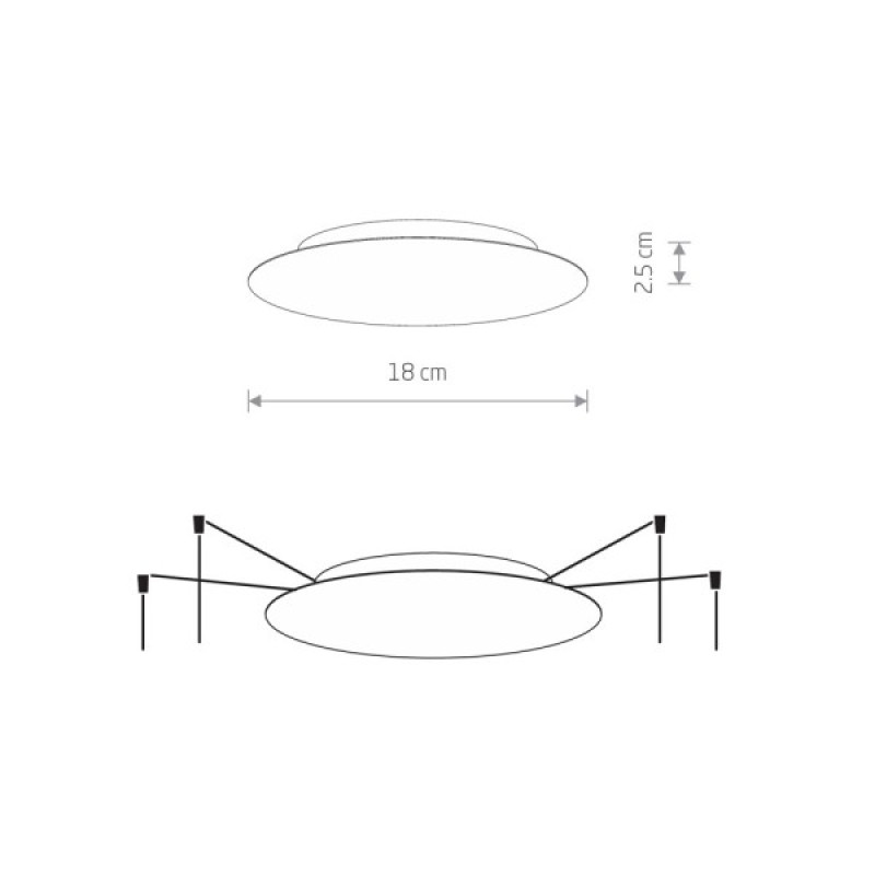 Основание для светильника Nowodvorski 12061 Cameleon Canopy A 25W IP20 золотое