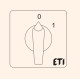 Кулачковий перемикач ETI 004773021 CS 63 10 U (3p «0-1» 63A)