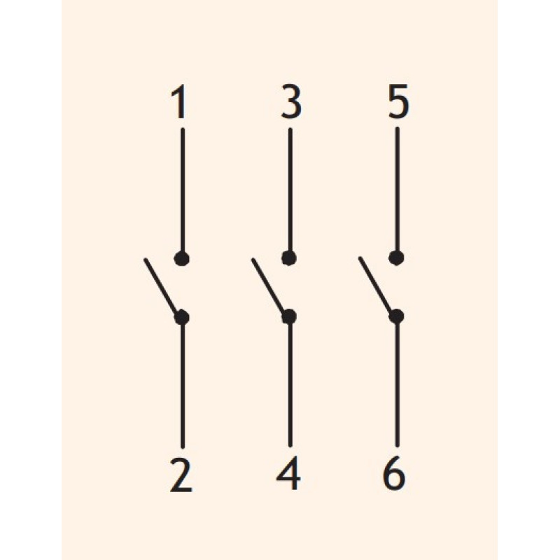 Кулачковий перемикач ETI 004773021 CS 63 10 U (3p «0-1» 63A)