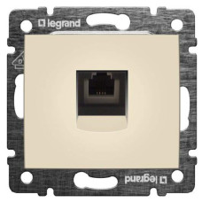 Механизм розетки телефонной RJ-11 Valena слоновая кость