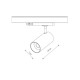 Трековый светильник Nowodvorski 12310 CTLS Spot LED 1x25W 4000K IP20 белый