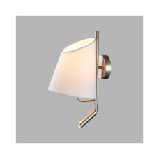 Бра, настінний світильник MJ-Light MJ15029 Vito E27+LED 1+1x15W+3W 3000K IP20 нікелевий