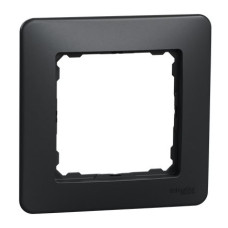 Однопостовая рамка Schneider Electric Sedna Design черная SDD314801