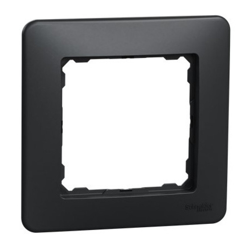 Однопостовая рамка Schneider Electric Sedna Design черная SDD314801