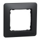 Однопостовая рамка Schneider Electric Sedna Design черная SDD314801