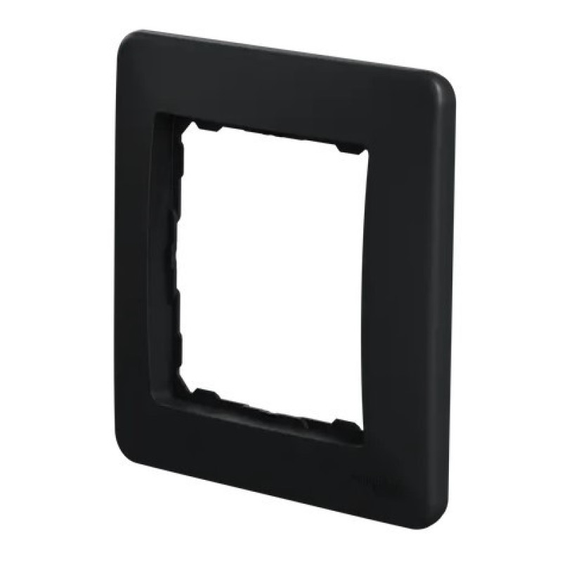 Однопостовая рамка Schneider Electric Sedna Design черная SDD314801