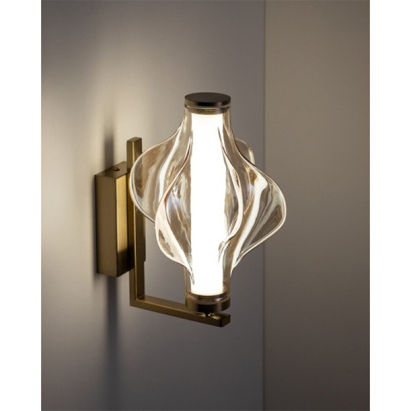 Бра, настенный светильник TK Lighting 18218 Elva LED 1x8W 3000K 1032Lm IP20 латунный