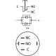 Кнопка Аско-Укрем TYJ 19-271 1NO+1NC 220В с подсветкой красная (A0140010112)